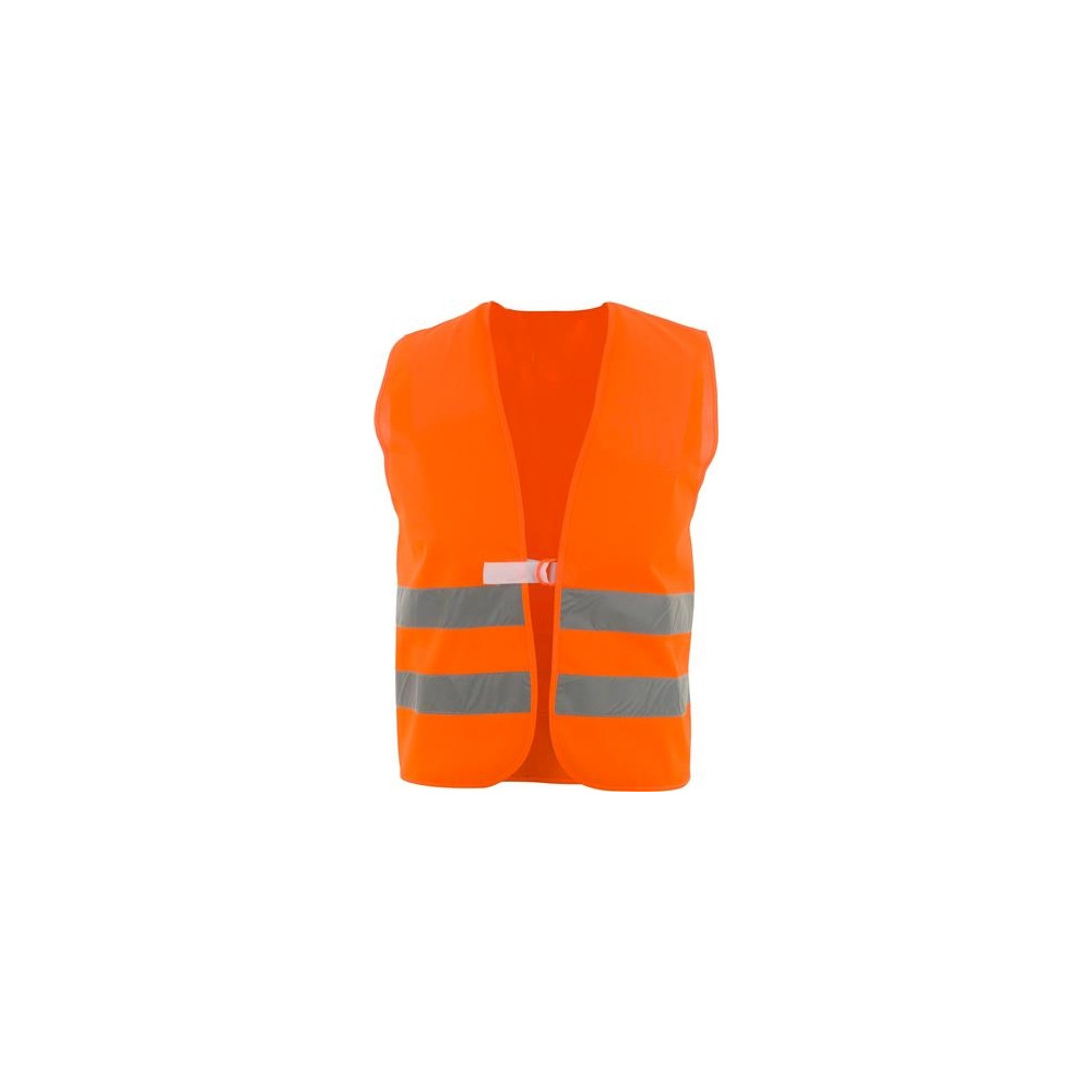 Produktbild för Fluorescerande orange väst Onesize i 100 % polyester med 2 r...