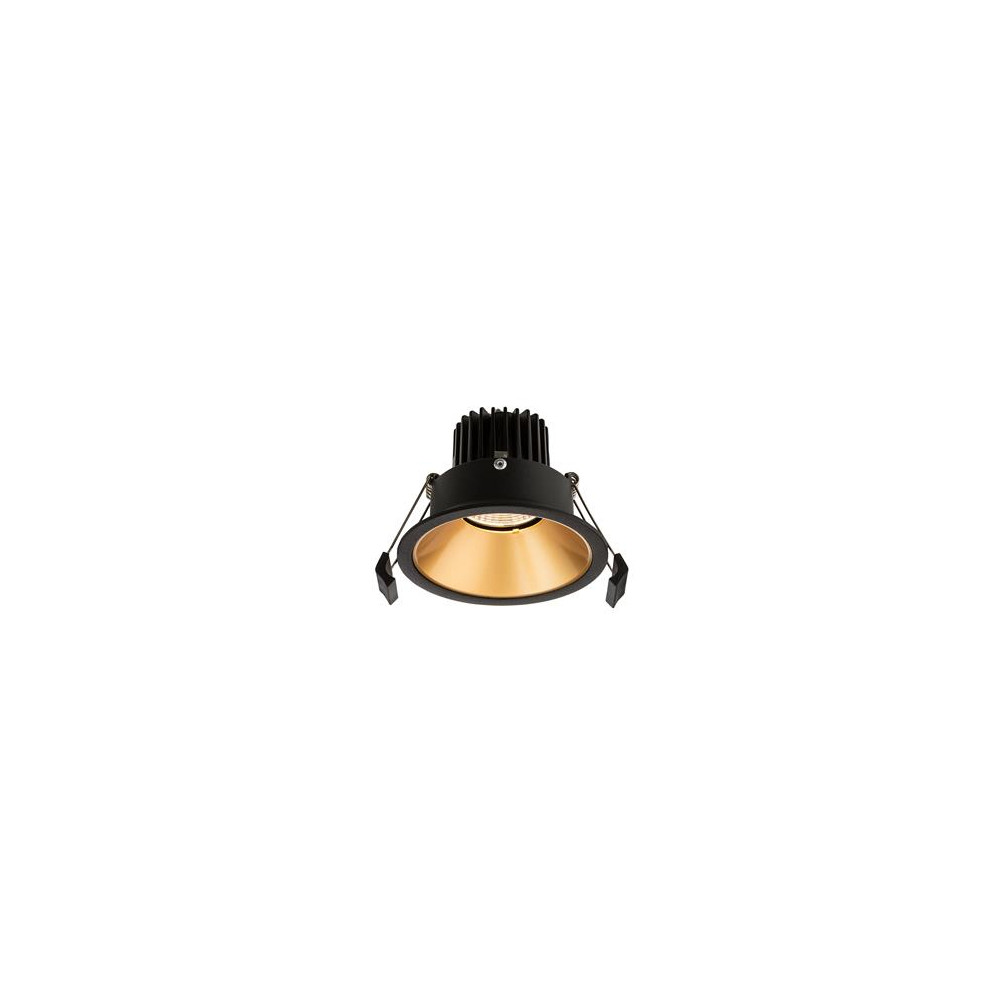 Produktbild för Inverso G2 Ø90 11W 950LM 2700K CRI90 svart med guldfärgad re...