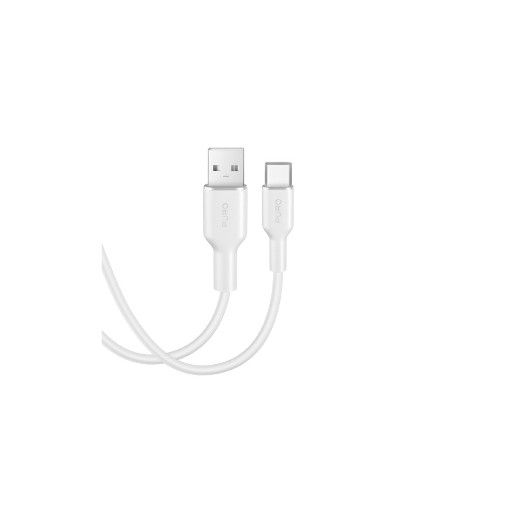 Produktbild för PURO PUUSBCICONWHI, 1,5 m, USB A, USB C, USB 3.2 Gen 1 (3.1...