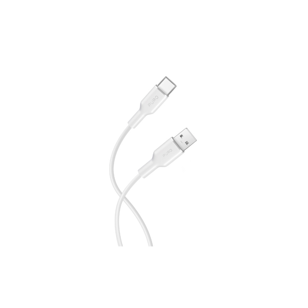 Produktbild för PURO PUUSBCICONWHI, 1,5 m, USB A, USB C, USB 3.2 Gen 1 (3.1...