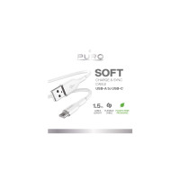 Produktbild för PURO PUUSBCICONWHI, 1,5 m, USB A, USB C, USB 3.2 Gen 1 (3.1...
