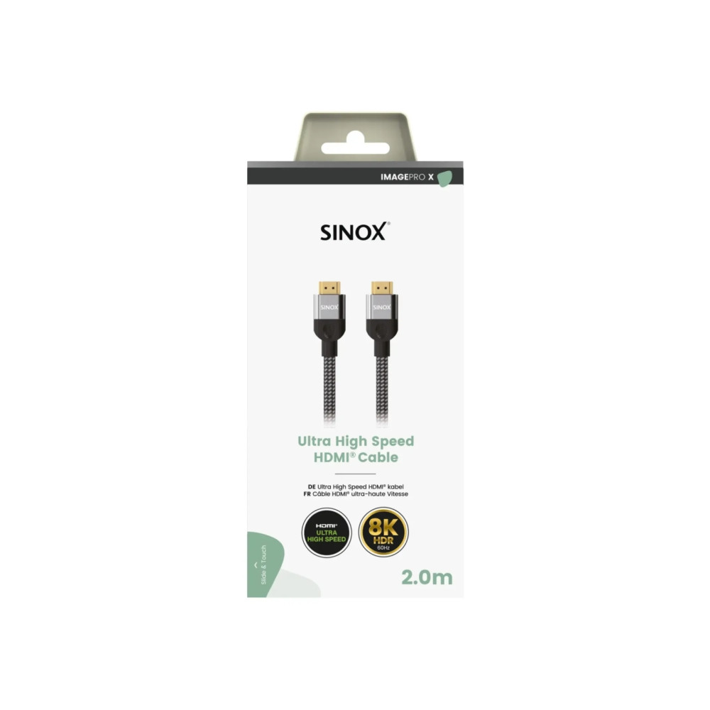 Produktbild för Sinox SHD03072, 2 m, HDMI Typ A (standard), HDMI Typ A (stan...