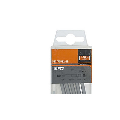 SNA EUROPE DENMARK Bahco 1/4-bits PZ2 70 mm