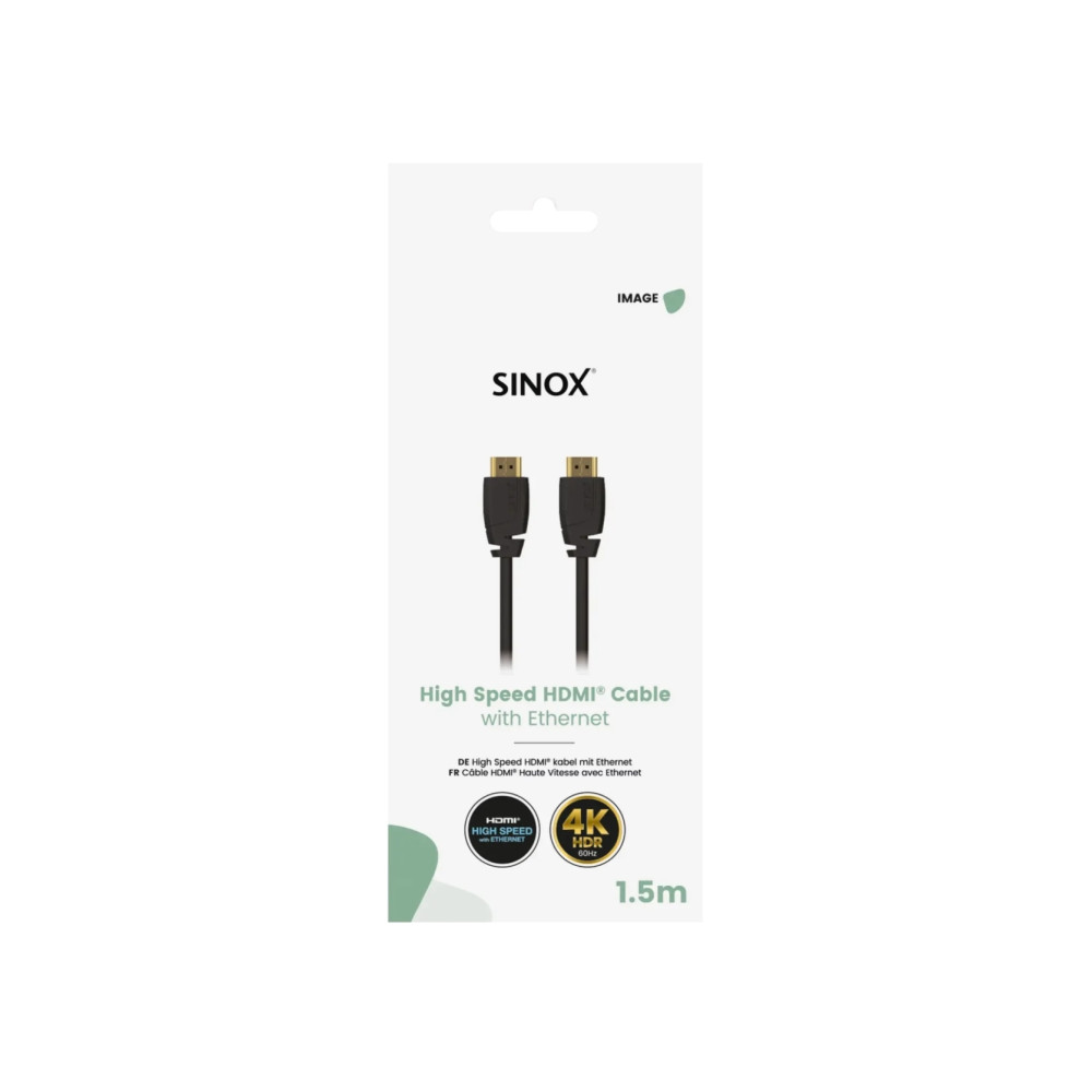 Produktbild för Sinox SOE03062, 1,5 m, HDMI Typ A (standard), HDMI Typ A (st...