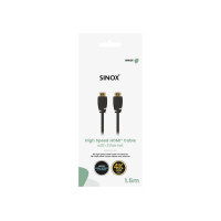 Produktbild för Sinox SOE03062, 1,5 m, HDMI Typ A (standard), HDMI Typ A (st...