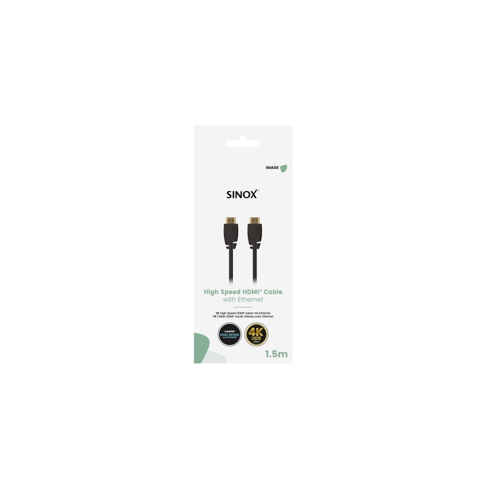 Produktbild för Sinox SOE03062, 1,5 m, HDMI Typ A (standard), HDMI Typ A (st...