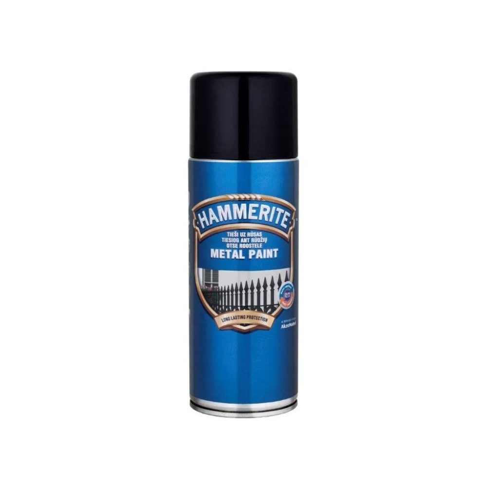 Produktbild för Hammerite spray med slät effekt – Exklusiv skatt. Vit 400 ml