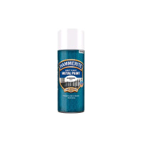 Produktbild för Hammerite spray med slät effekt – Exklusiv skatt. Vit 400 ml