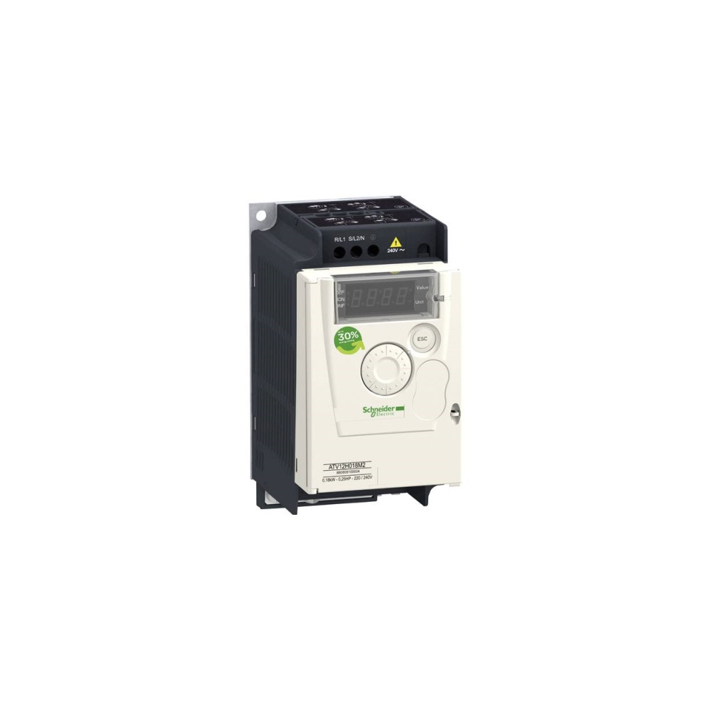 Produktbild för Schneider Electric ATV12H037M2, Svart, Vit, 200-240 V, 50-60...
