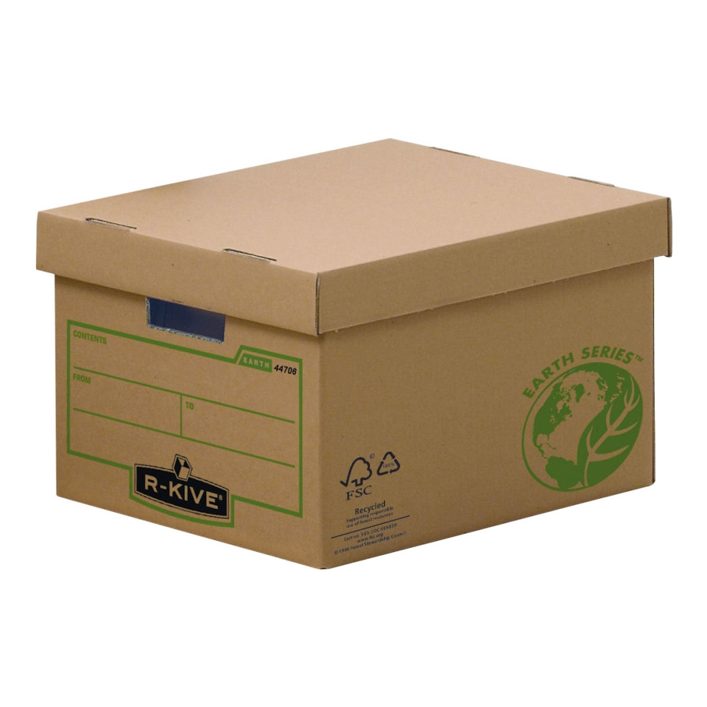 Produktbild för Arkivbox Bankers Box Earth Series 33,5 cm, förpackning med 1...