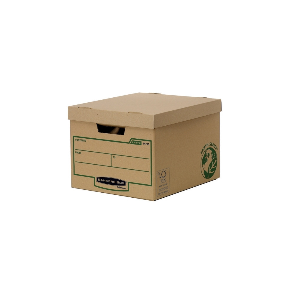 Produktbild för Arkivbox Bankers Box Earth Series 33,5 cm, förpackning med 1...