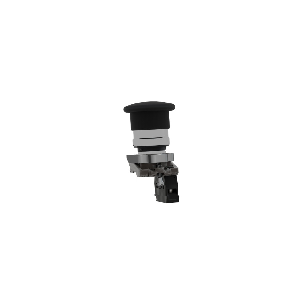 Produktbild för Schneider Electric XB4, Knapp, Svart, IP66, IK06, Klass I, 1...