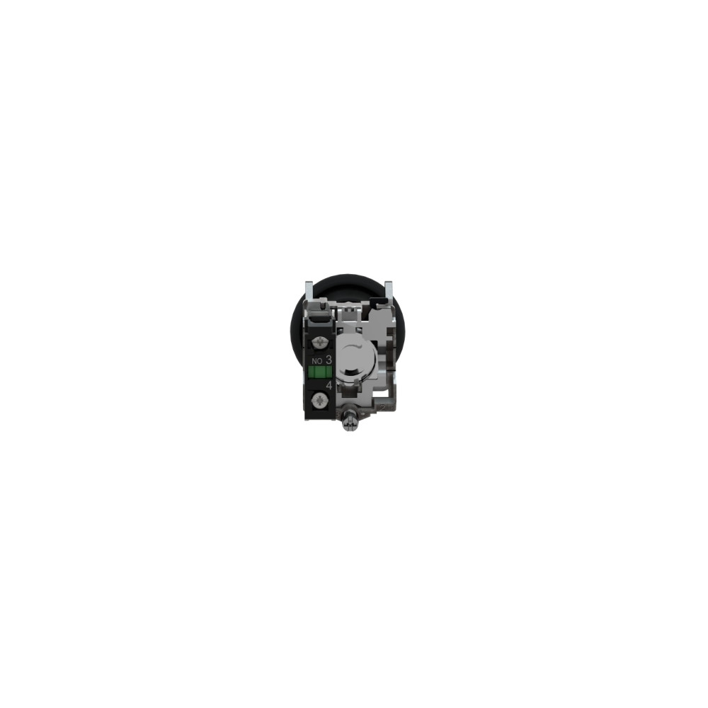 Produktbild för Schneider Electric XB4, Knapp, Svart, IP66, IK06, Klass I, 1...