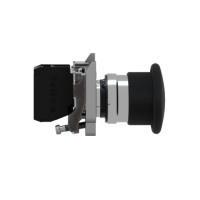 Produktbild för Schneider Electric XB4, Knapp, Svart, IP66, IK06, Klass I, 1...