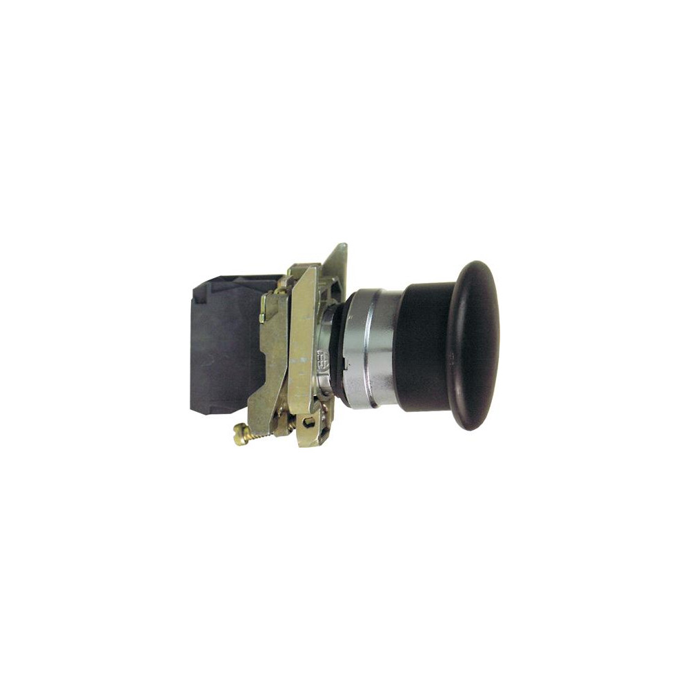 Produktbild för Schneider Electric XB4, Knapp, Svart, IP66, IK06, Klass I, 1...