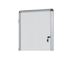Produktbild för Opslagsskab glasskab Bi-Office med whiteboard til 9 x A4 ark