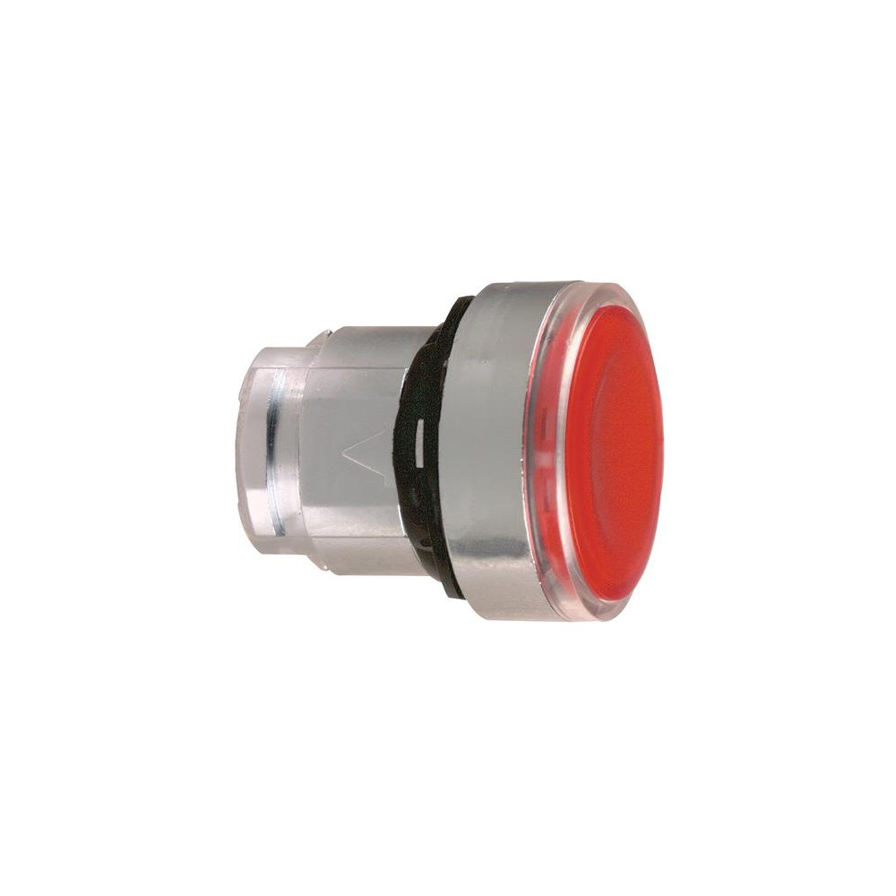 Produktbild för Schneider Electric ZB4BA48, Knapp, Krom, Röd, Metall, IP66,...