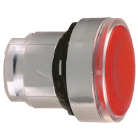 Produktbild för Schneider Electric ZB4BA48, Knapp, Krom, Röd, Metall, IP66,...