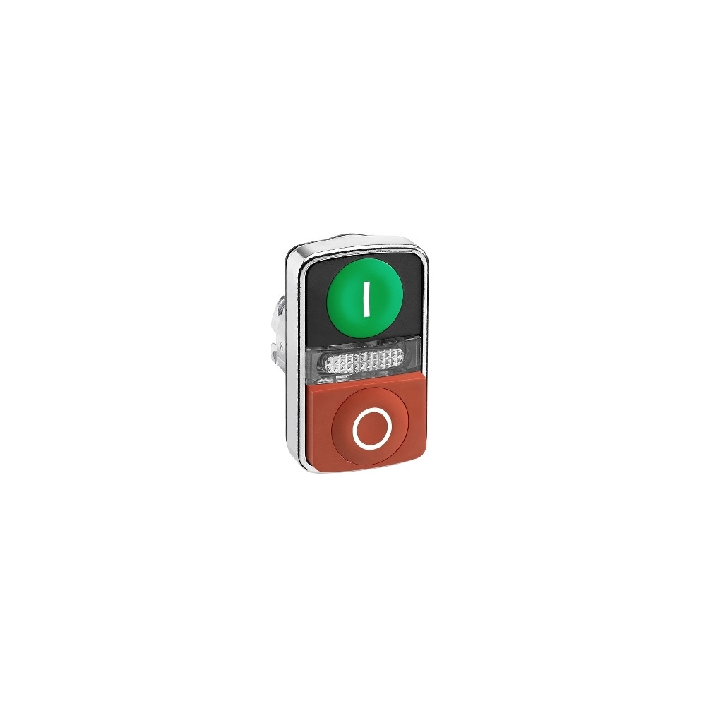 Produktbild för Schneider Electric ZB4, Knapp, Grön, Integral LED, IP66, IK0...