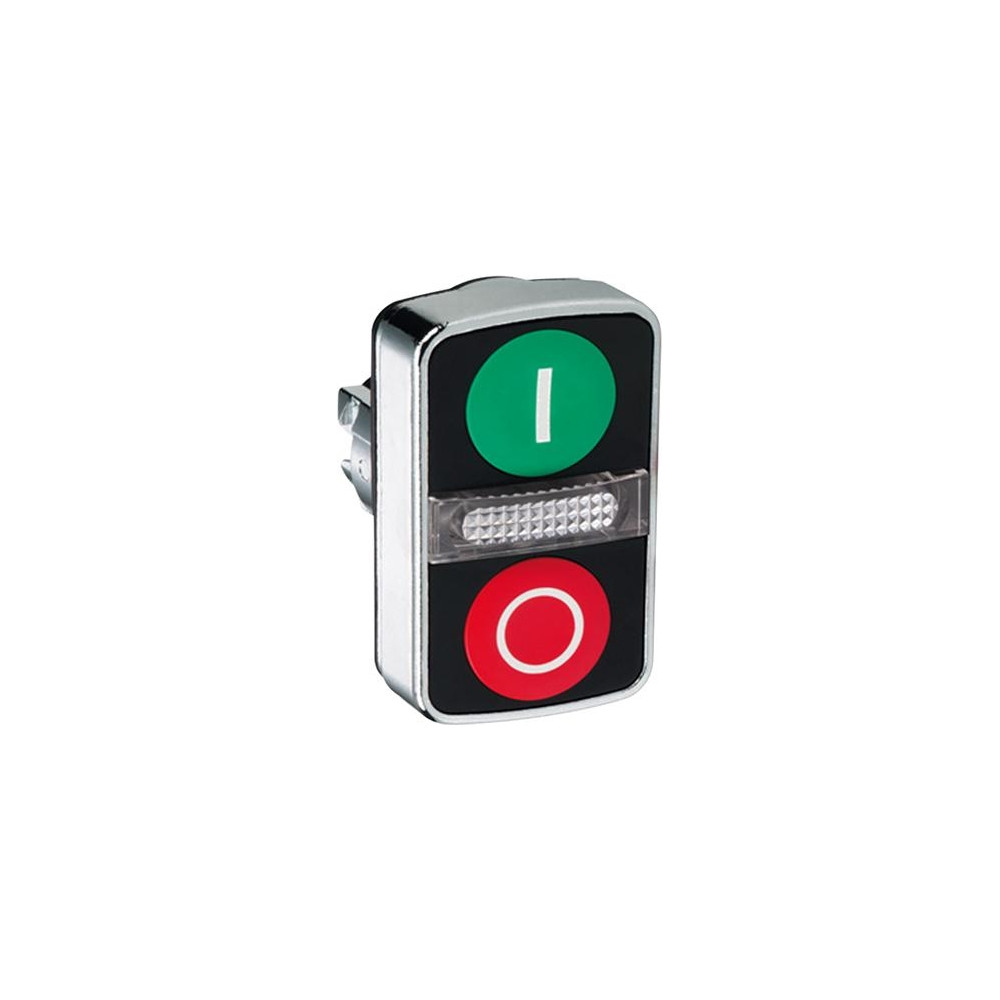 Produktbild för Schneider Electric ZB4, Knapp, Grön, Integral LED, IP66, IK0...