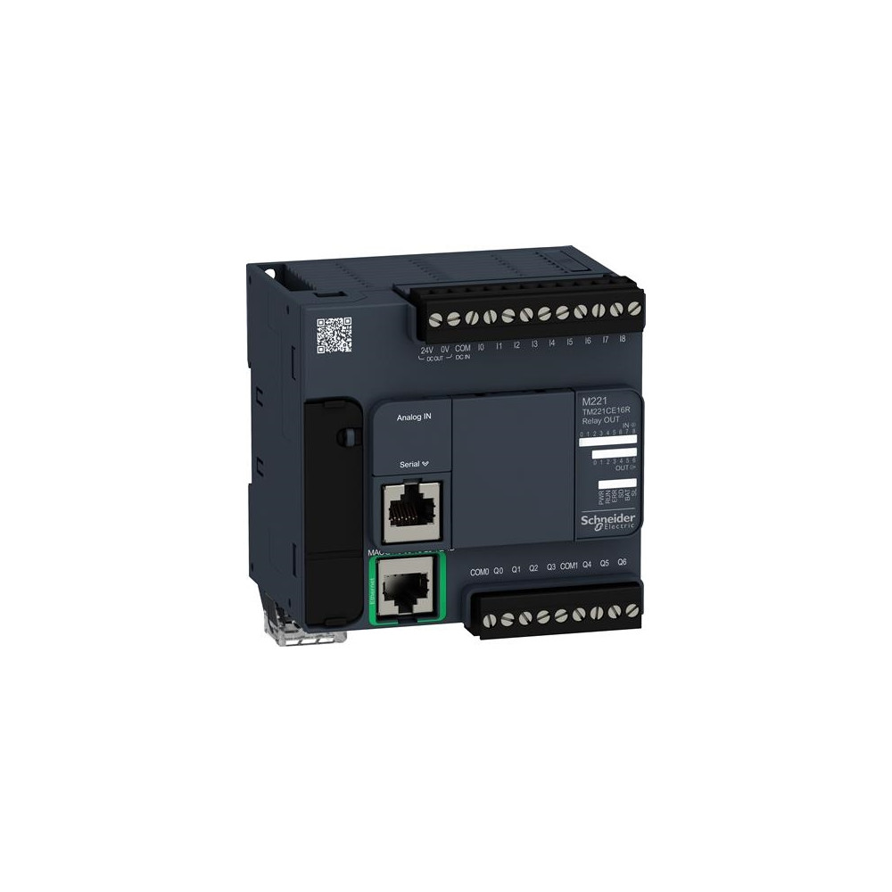 Produktbild för Schneider Electric TM221CE16T, IP20, -10