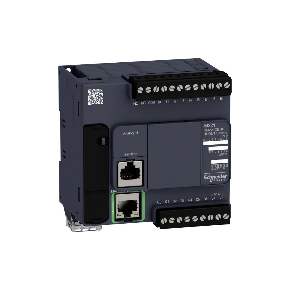 Produktbild för Schneider Electric TM221CE16T, IP20, -10