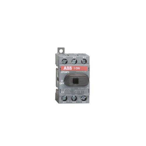 ABB ABB OT25F3, 3P, Kabel, Sort, IEC 60947-3 / UL 508 / CSA C22....