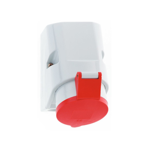 BALS BALS CEE vägguttag H6 400V 32A 7-polig, röd BxH: 83x126 mm t...