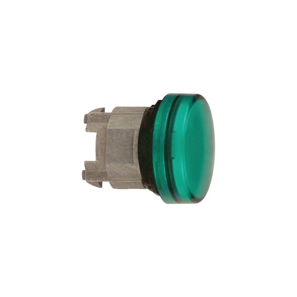 Produktbild för Schneider Electric ZB4, Knapp, Grön, BA 9s, IP66, IK06, Klas...
