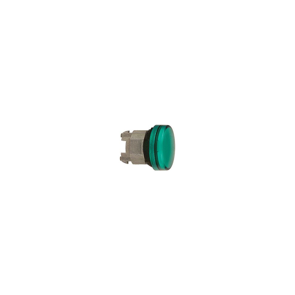 Produktbild för Schneider Electric ZB4, Knapp, Grön, BA 9s, IP66, IK06, Klas...