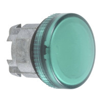 Produktbild för Schneider Electric ZB4, Knapp, Grön, BA 9s, IP66, IK06, Klas...