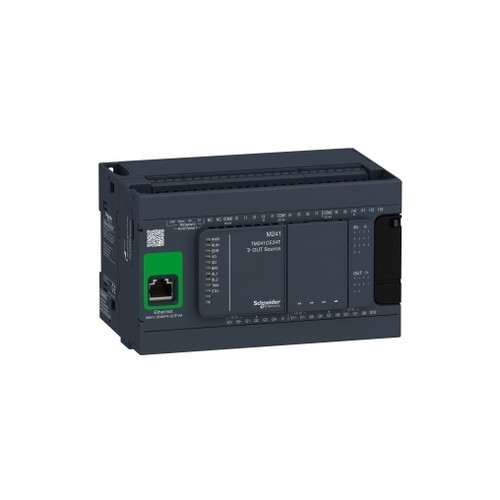 SCHNEIDER ELECTRIC Schneider Electric TM241CE24T, IP20, -10