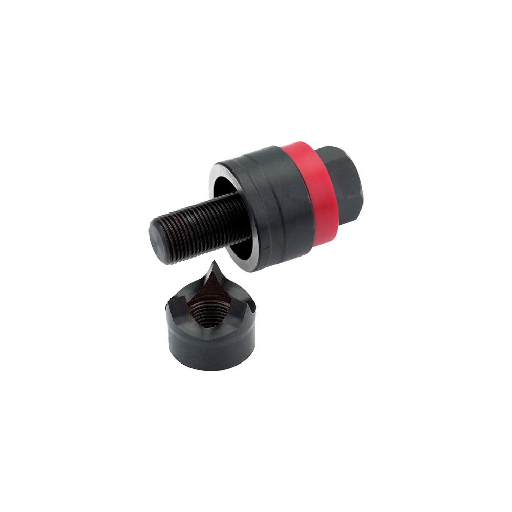Produktbild för Cimco 132504, Hålstans, Stål, Härdat stål, Svart, Svart, 50...