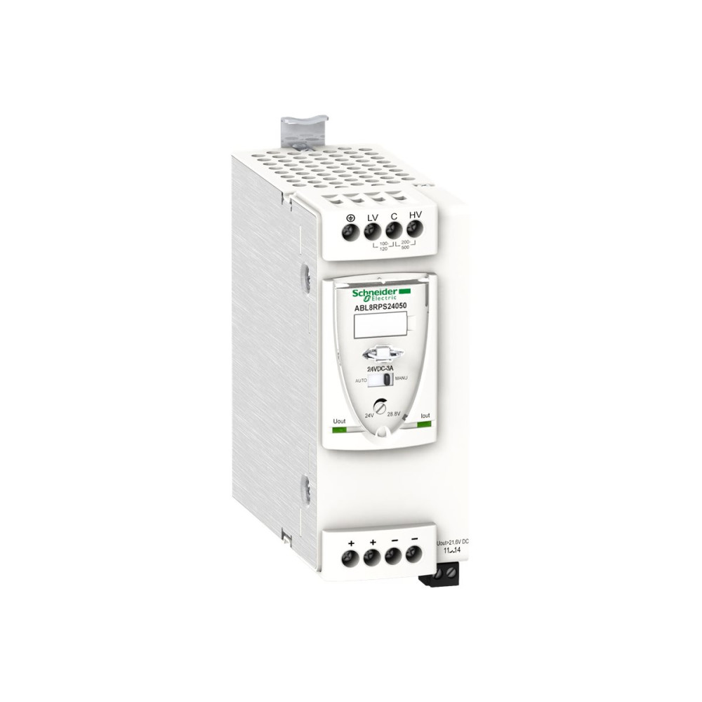 Produktbild för Schneider ABL8RPS24050 - nätaggregat - universal, Phaseo, 1 or 2 phase - 120 Watt