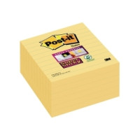 Produktbild för Post-it® Super Sticky notes 675-SS6-CY med linjer 101x101mm...