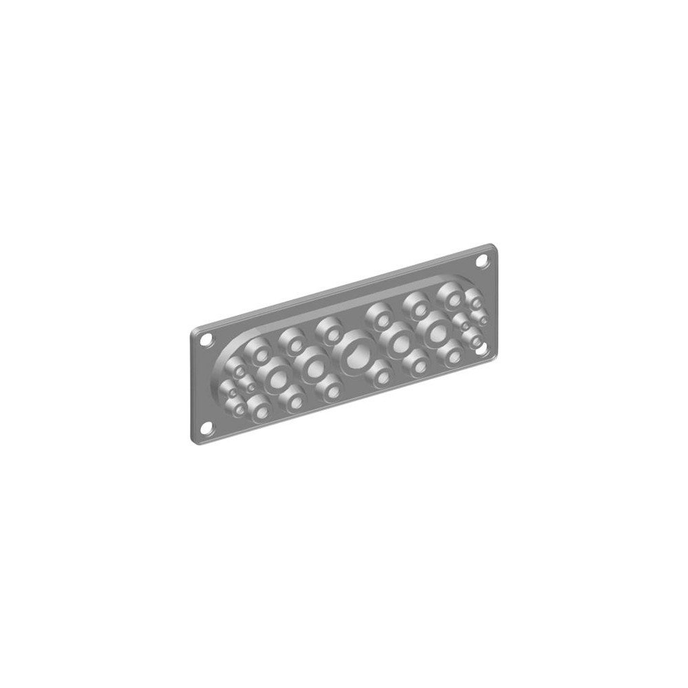 Produktbild för Väggskåp Ensto Cubo P, O och C membranfläns, 25 x Ø5–26 mm k...