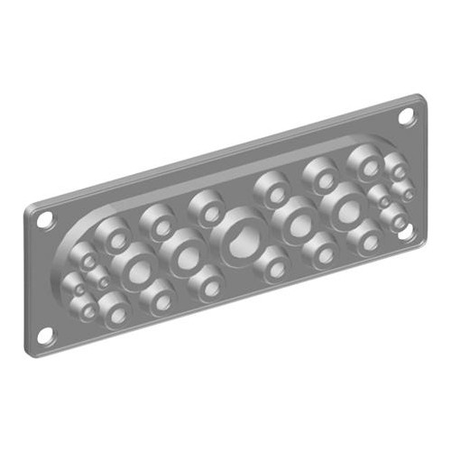 ENSTO Väggskåp Ensto Cubo P, O och C membranfläns, 25 x Ø5–26 mm k...