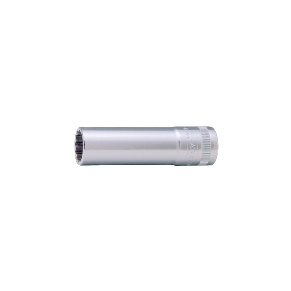 Produktbild för Bahco Tolvkanthylsa 3/8", lång modell, mm, Uttag, 3/8", Metr...
