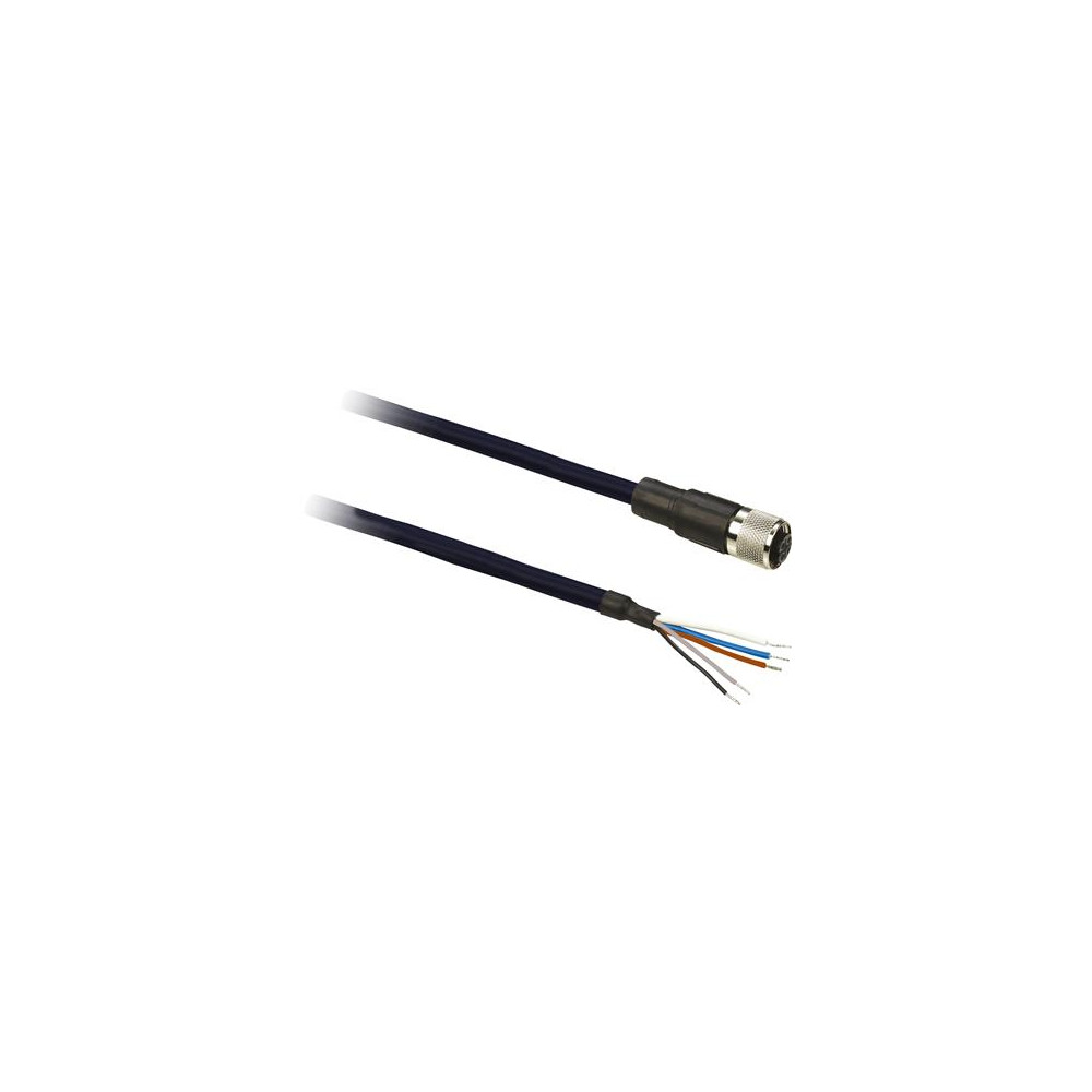 Produktbild för Schneider Electric XZCP1164L25, 25 m, M12, Hunstik, Sortera,...