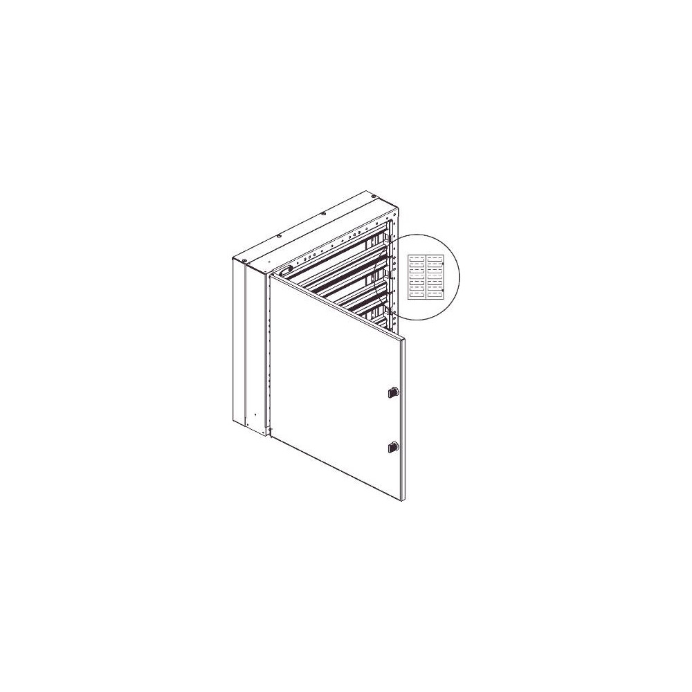 Produktbild för CUBIC fördelningstavla CU-mini 4x5 moduler, 224 DIN-moduler...