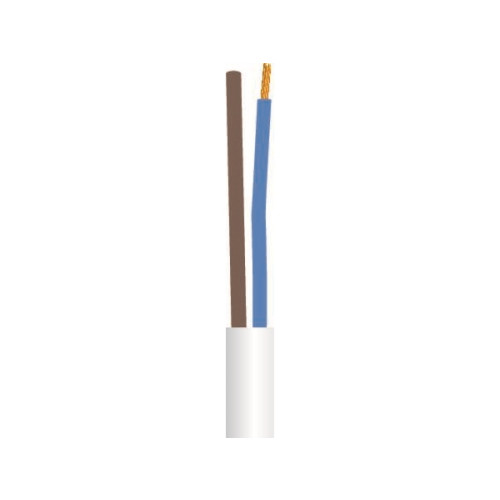 Solar Plus Jordkabel rund, PVC 3G0,75 mm² PKLJ vit 300/300V ring, kabel...