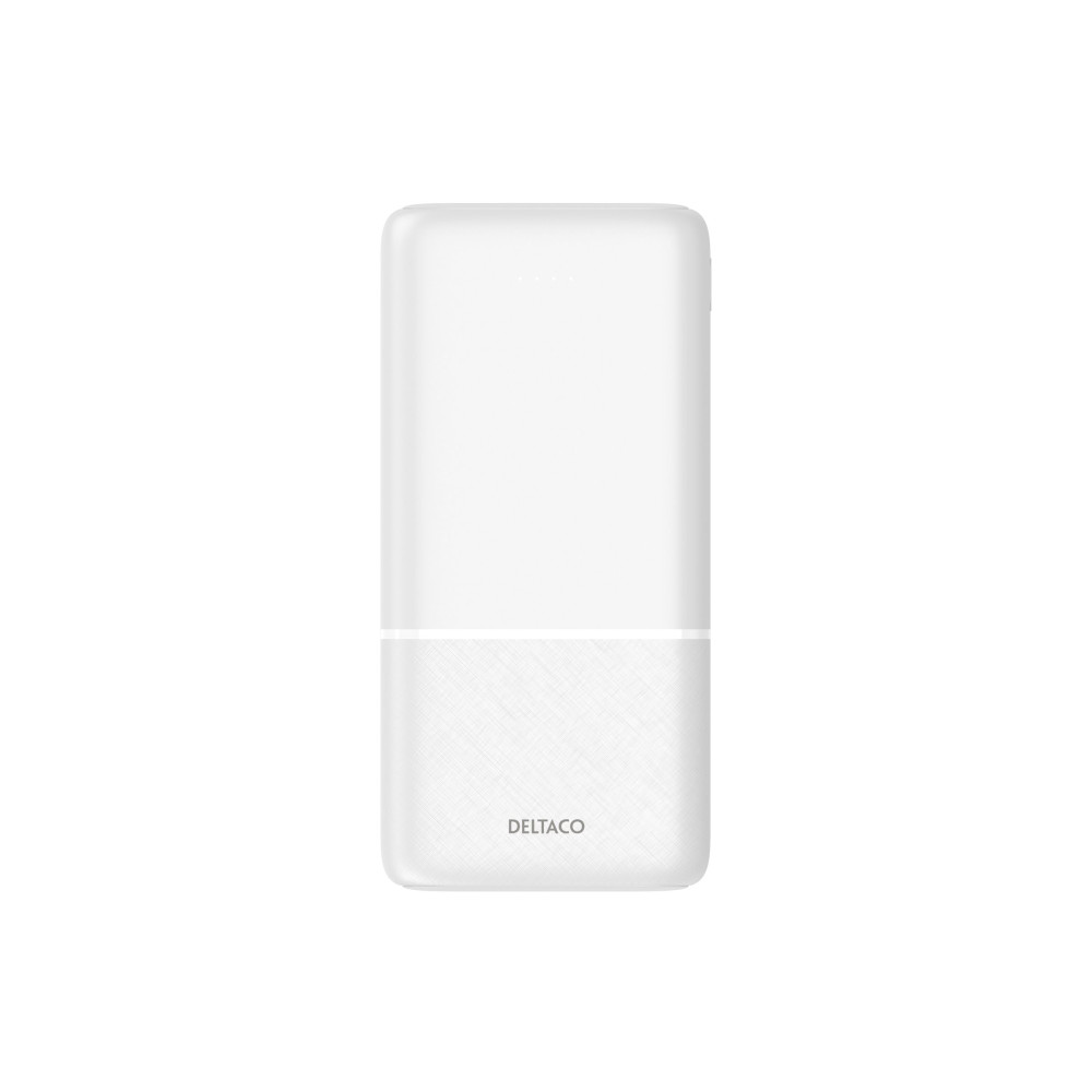 Produktbild för DELTACO power bank - Li-pol - 2 x USB, USB-C - 10.5 Watt