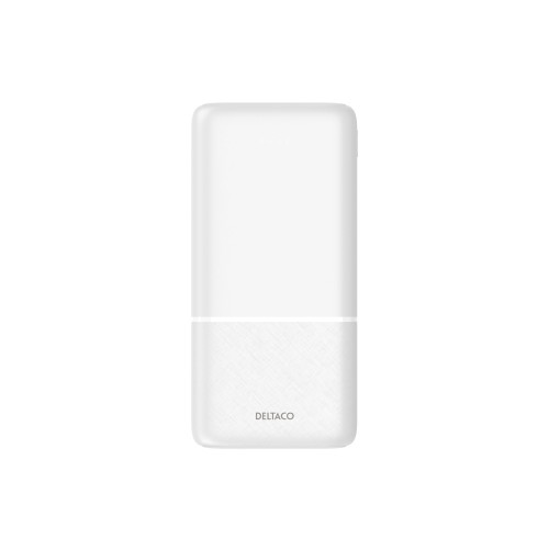 Deltaco DELTACO power bank - Li-pol - 2 x USB, USB-C - 10.5 Watt