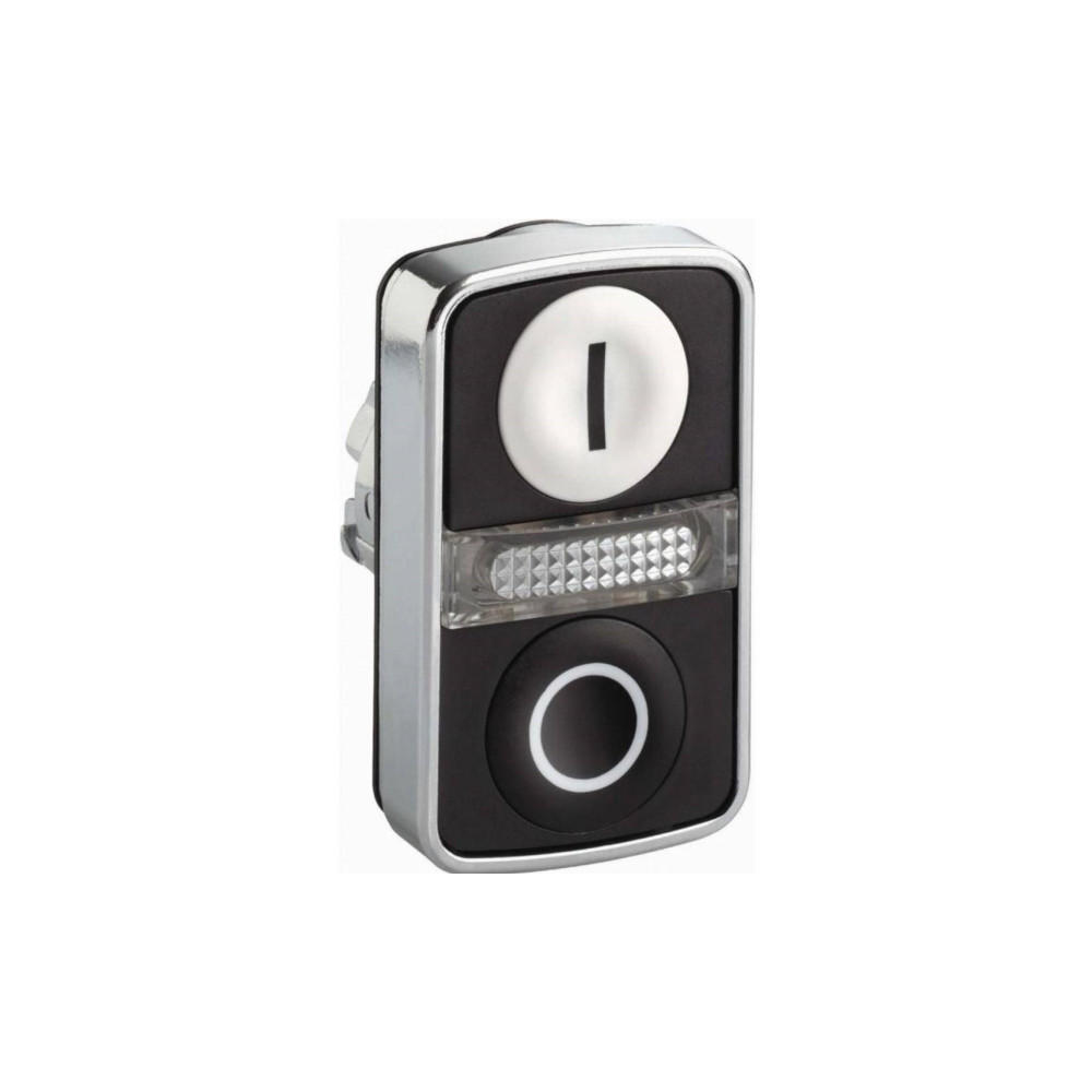 Produktbild för Schneider Electric ZB4, Knapp, Vit, Integral LED, IP66, IK06...