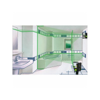 Produktbild för Laserliner 081.081E, 40 m, 0,5 mm/m, 3°, 515 nm, Grön, 515 n...