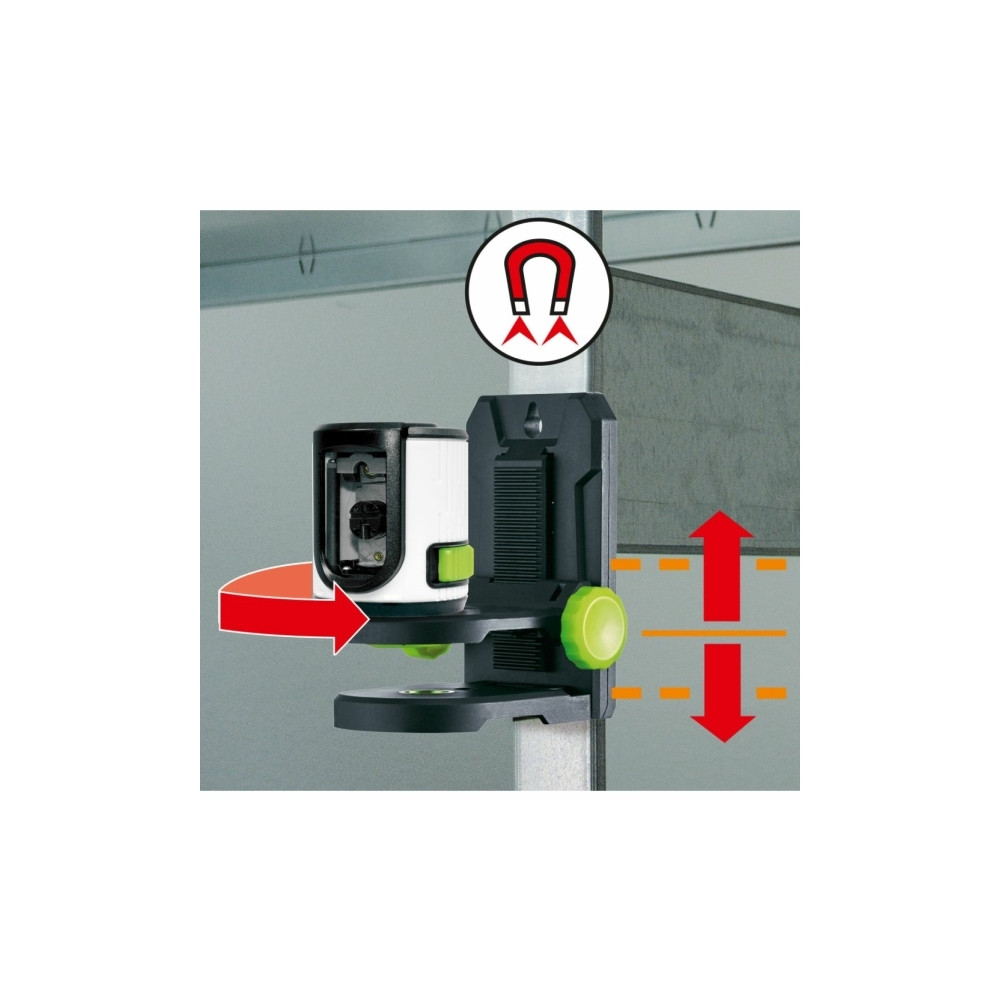 Produktbild för Laserliner 081.081E, 40 m, 0,5 mm/m, 3°, 515 nm, Grön, 515 n...