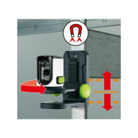 Produktbild för Laserliner 081.081E, 40 m, 0,5 mm/m, 3°, 515 nm, Grön, 515 n...