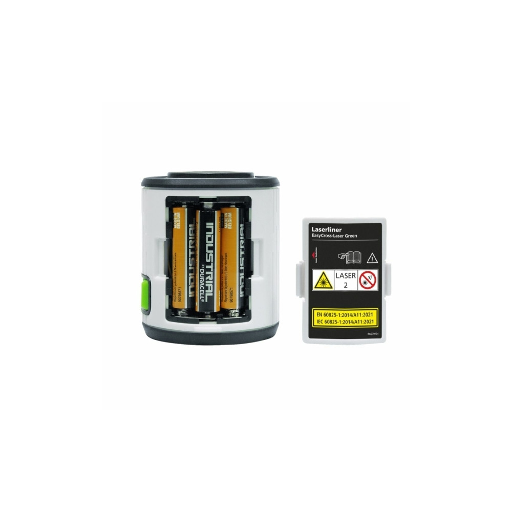 Produktbild för Laserliner 081.081E, 40 m, 0,5 mm/m, 3°, 515 nm, Grön, 515 n...