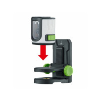 Produktbild för Laserliner 081.081E, 40 m, 0,5 mm/m, 3°, 515 nm, Grön, 515 n...