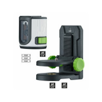 Produktbild för Laserliner 081.081E, 40 m, 0,5 mm/m, 3°, 515 nm, Grön, 515 n...